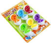 Lavinimo žaislas Shape Eggs Match, įvairių spalvų