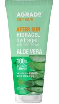 Pretiedeguma balzāms ķermenim Agrado After Sun Hydragel, 200 ml