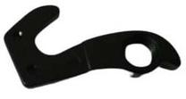 Bėgių perjungimo rankenėlės ir atsarginės dalys Giant Derailleur Hanger Escape/Thrive 1620-R01630-01, aliuminis, juoda sp.