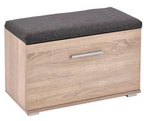 Batų suoliukas su spintele Lima ST2, ąžuolo, 70 cm x 32 cm x 45 cm