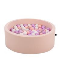 Baseins ar bumbiņām Kalune Design Bubble Pops, ⌀ 85 cm, 200 gab, caurspīdīga krās./balta krās.