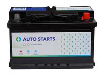 Akumuliatorius Auto Starts Standart, 12 V, 72 Ah, 680 A