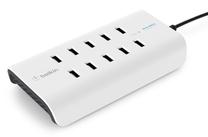 Telefono įkroviklis Belkin AZBLKLI10PORTCH, USB/AC, balta sp., 120 W
