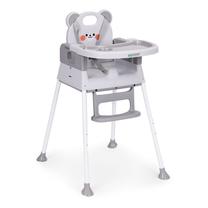 Стульчик для кормления EcoToys 3in1, серый цв.