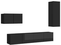TV galds VLX 3079413, melna krās., 30 cm x 60 cm x 30 cm
