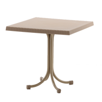 Lauko stalas, smėlio sp., 80 cm x 80 cm x 73 cm