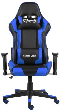 Spēļu krēsls VLX Gaming Chair, zila krās./melna krās.