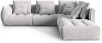 Modulinė sofa Micadoni Home Bloom City 83, sidabro sp., dešininė, 316 x 310 cm x 95 cm