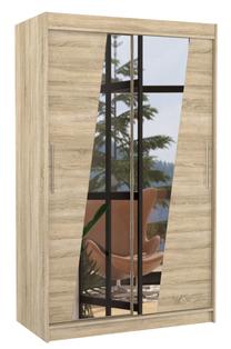 Spinta ADRK Texas 120, rusva sp., 58 cm x 120 cm x 200 cm, su veidrodžiu