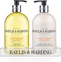 Kūno priežiūros rinkinys Baylis & Harding Sweet Mandarin & Grapefruit, 2 vnt.