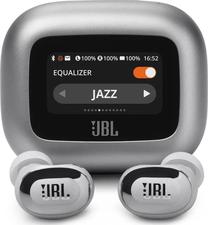 Bezvadu austiņas JBL Live Buds 3, sudraba krās.