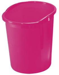 Šiukšliadėžė Herlitz 10653863, rožinė sp., 13 l, 28.4 cm