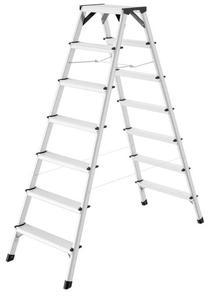 Kopėčios dvipusės buitinės Hailo D60 StandardLine, 309 cm, 166 cm