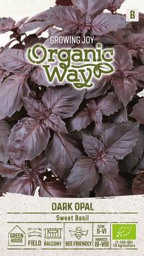 Sėklos Organic Way bazilikai Dark Opal, 0.5 g