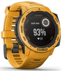 Viedais pulkstenis Garmin Instinct Solar, dzeltens krās.