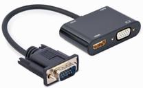 Адаптер Gembird A-VGA-HDMI-02 VGA, HDMI / VGA, черный цв.
