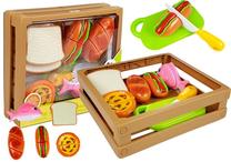 Žaislinių maisto produktų rinkinys, maisto pjaustymo rinkinys Skuce and Play