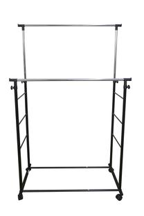Drabužių kabykla Domoletti DR-9-1447, 104 - 170 cm, sidabro sp./juoda sp.