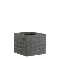 Gėlių vazonas 1059607, keramika, 25 cm x 25 cm, Ø 25 cm, juoda sp.