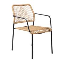 Valgomojo kėdė Homla Sobreme 892092, matinė, ruda sp./juoda sp., 63 cm x 54 cm x 78 cm