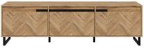 ТВ стол Forte Solletico, дубовый цв., 42 см x 186.4 см x 53.8 см
