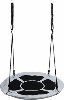 Ligzdas šūpoles bērniem Funfit, 100 cm, melna krās./pelēka krās.