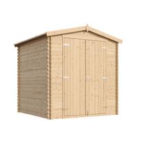 Aiakuur, põrandaga Timbela M343C1, 206 cm x 216 cm x 218 cm, pruun v.
