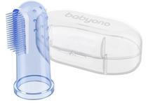 Zobu birste BabyOno First Teeth Toothbrush, 0 mēn., zila krās.