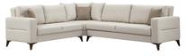 Kampinė sofa - lova Atelier Del Sofa Kristal 730MST1373, smėlio sp., 90 x 300 cm x 86 cm