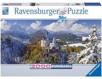 Dėlionė Ravensburger Neuschwanstein castle 166916, 132 cm x 61 cm, 2000 vnt., įvairių spalvų