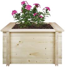 Gėlių vazonas Timbela M616-1, mediena, 58 cm x 58 cm, Ø 57 cm, medžio sp.