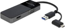 Vads Delock USB 3.0, USB Type-C, 0.12 m