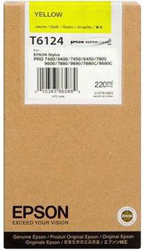 Spausdintuvo kasetė Epson, geltona sp., 220 ml