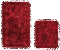 Комплект ковриков для ванны Foutastic COTTONKT000750, бордо цв., 60 см x 100 см