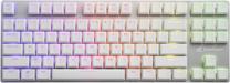 Vadu spēļu tastatūra Sharkoon PureWriter TKL RGB Kailh Blue, EN, balta krās.
