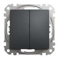 Perjungiklis Schneider Electric Sedna Design SDD114108, 2 kl., antracito sp.
