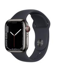 Viedais pulkstenis Apple Watch Series 7 GPS + Cellular, 45mm, melns krās.