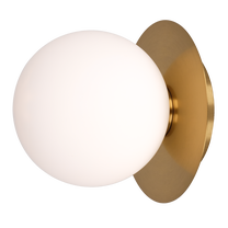 Valgusti lagi ja seinad Cosmo Light Cape Town W01063BR, G9, 1 x 7 W, valge v. / messing v.