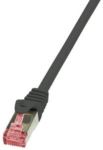 Laidas Logilink CAT 6 S/FTP RJ-45 8P8C, RJ-45 8P8C, 3 m, juoda sp.