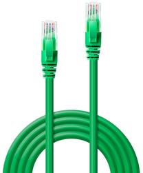Сетевой кабель Lindy Cat.6 U/UTP 48046 RJ-45, RJ-45, 0.5 м, зеленый цв.