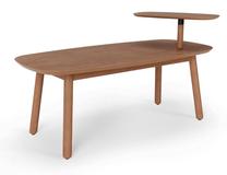 Kafijas galdiņš Umbra Swivo, brūna krās., 120 cm x 52 cm x 62 cm