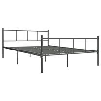 Lova dvigulė VLX Minimalism Metal, 160 x 200 cm, juoda sp., be čiužinio, su grotelėmis