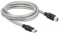 Laidas Delock, USB 3.2/USB 3.2 Type-A, 200 cm, įvairių spalvų