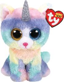 Pliušinis žaislas TY Heather Unicorn, įvairių spalvų, 15 cm