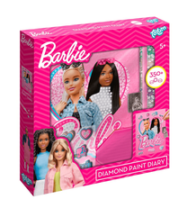 Kūrybinis deimantinės mozaikos rinkinys, dienoraštis Totum Barbie 501218, rožinė sp.