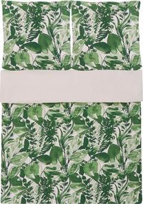 Gultas veļas komplekts Beliani Greenwood, zaļa krās., 80 x 80 cm, 155 x 220 cm