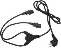 Centrmezgli Gembird Power Splitter 2 x IEC320 C13 Elektros tinklo, C13, 2 m