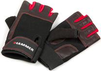 Treniruočių pirštinės Hammer Fitness Gloves, juoda sp./raudona sp., XL