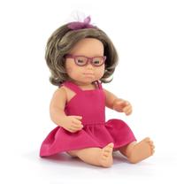 Кукла Miniland My Friends & Me Caucasian, 38 см, розовый цв.
