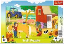 Dėlionė Trefl On A Farm 31356, 15.9 cm x 25.8 cm, 15 vnt., įvairių spalvų